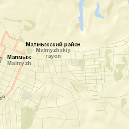 Malmyzh Street Map