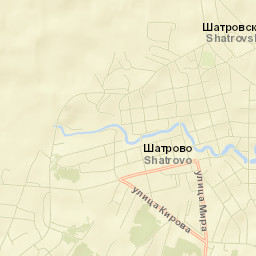 Shatrovo Street Map