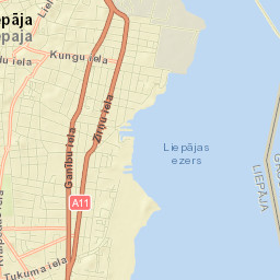 Liepāja Street Map