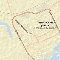 Toropets Street Map