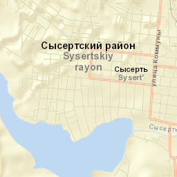 Sysert’ Street Map