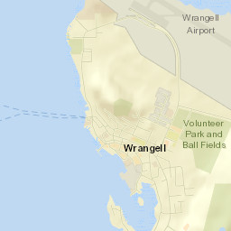 Wrangell Street Map