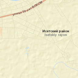 Isetskoye Street Map