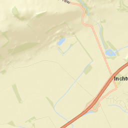 Inchture Street Map