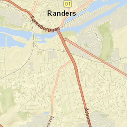Randers Street Map
