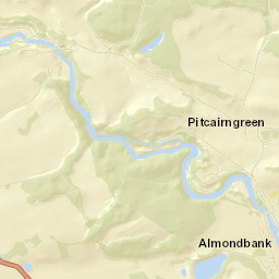 Almondbank Street Map