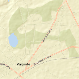 Vaiņode Street Map