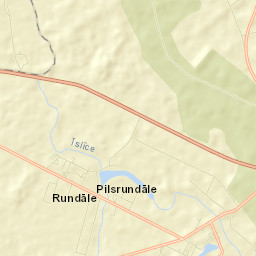 Pilsrundāle Street Map