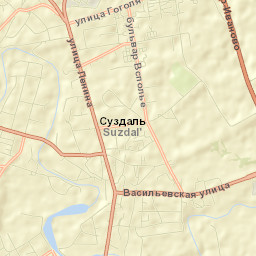 Suzdal’ Street Map