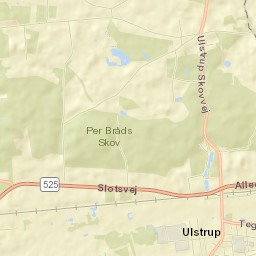 Ulstrup Street Map
