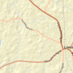 Lönsboda Street Map