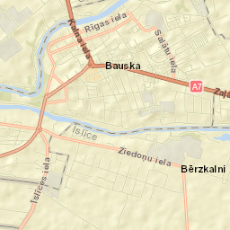 Bauska Street Map