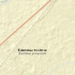 Bavleny Street Map