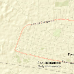 Golyshmanovo Street Map