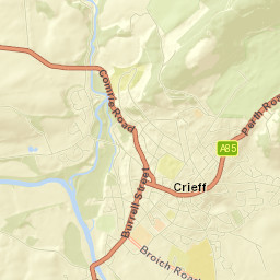 Crieff Street Map