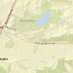 Ryomgård Street Map