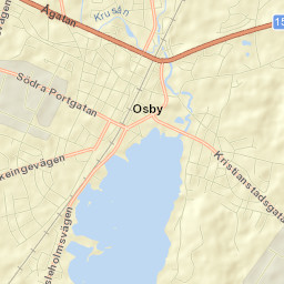 Osby Street Map