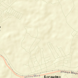 Bogashevo Street Map