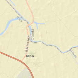 Nīca Street Map