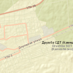 Kameshkovo Street Map