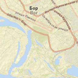 Bor Street Map