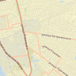 Bor Urban Okrug Street Map