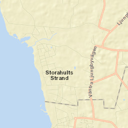 Vejbystrand Street Map