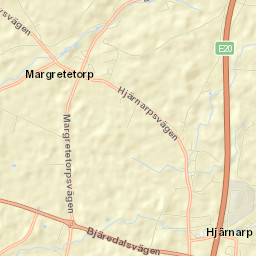Hjärnarp Street Map