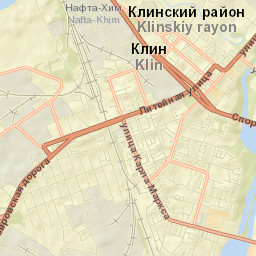 Klin Street Map