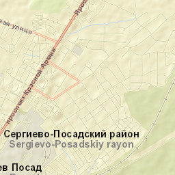 Sergiyevo-Posadskiy Rayon Street Map