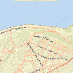 Nizhniy Novgorod Street Map
