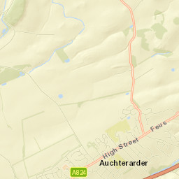 Auchterarder Street Map