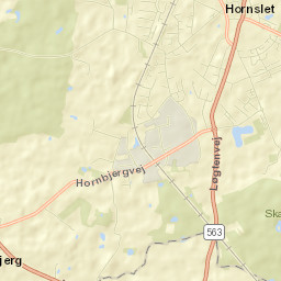 Hornslet Street Map