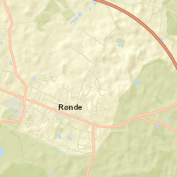 Rønde Street Map
