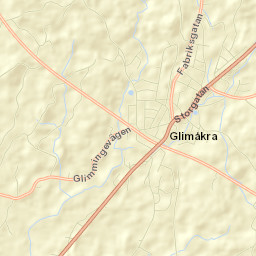 Glimåkra Street Map