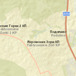 Yakhroma Street Map