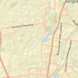 Sergiyev Posad Street Map