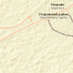 Uporovo Street Map