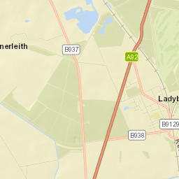 Ladybank Street Map
