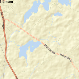 Bjärnum Street Map