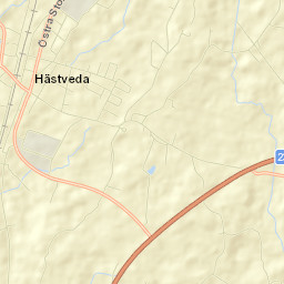 Hästveda Street Map