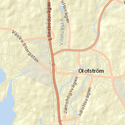 Olofström Street Map