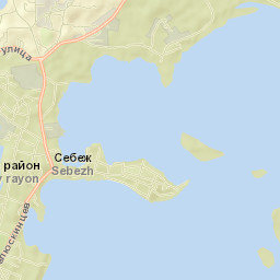 Sebezh Street Map
