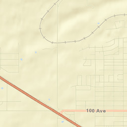 Fort St. John Street Map