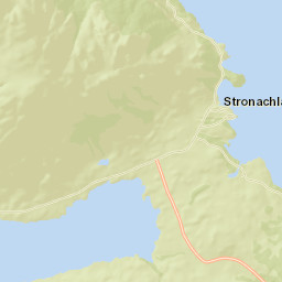 B829, Loch Lomond and the Trossachs National Park, Stirling F Street Map
