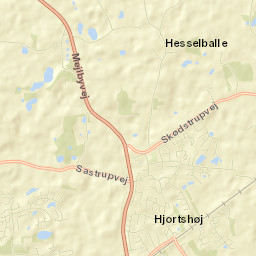 Hjortshøj Street Map