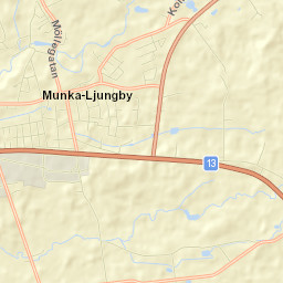 Munka-Ljungby Street Map