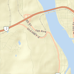 Peace River Street Map
