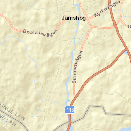 Jämshög Street Map