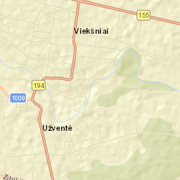 Viekšniai Street Map